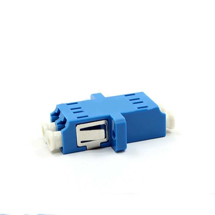 LC 단일 모드 Double Core Integrated Type Blue Fiber Optic Adapter